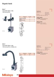 Base Magnética Porta Comparador Mitutoyo 7010s-10 Orig.japon