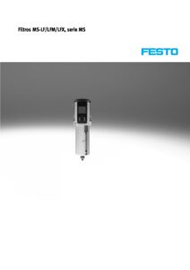 Filtre à Charbon Actif Festo MS4-LFX-1/4-R - Référence 529467 - Neuf D'origine