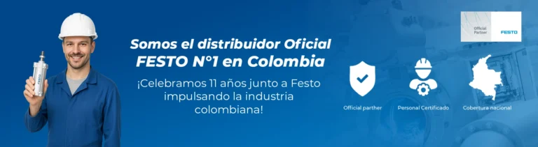 Distribuidor Autorizado Festo N.º 1 en Colombia: Calidad, respaldo y soluciones industriales a tu alcance